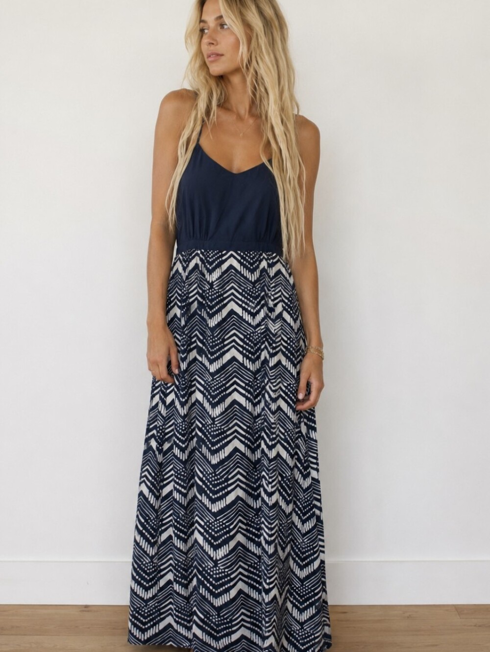 J Crew Maxi Dress Blue White Print NEW NWT Size 10